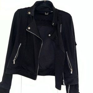 Black zip up blazer